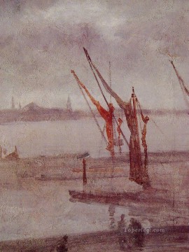  James Works - Chelsea Wharf Grey and Silver James Abbott McNeill Whistler